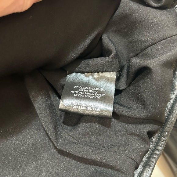 LAMARQUE Black Leather Biker Jacket - Picture 6 of 8